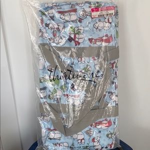 Thirty One Bags Large Utility Tote “Snow Daze”